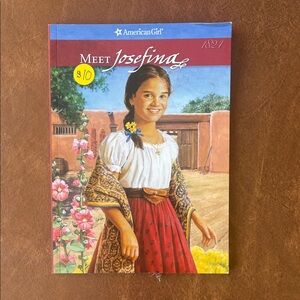 American Girl Meet Josefina Book with Red and White Dress